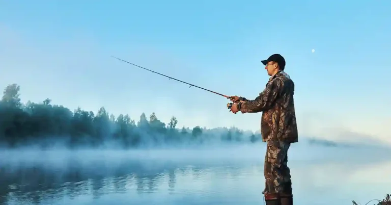 Fly Fishing in a Pond